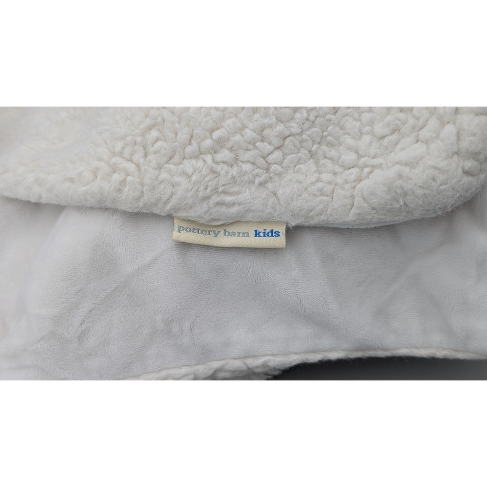 Pottery Barn Blanket Kids Bunny Roll Up Baby Rabbit  Ears Tail Baby Shower Gift - Picture 4 of 16